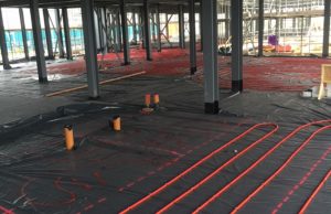 Underfoor heating and screed project in London